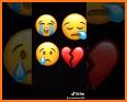 Gravity Sad Emojis Keyboard Background related image