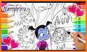 How to color vampirina related image