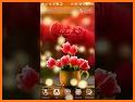Red Floral Launcher Theme related image