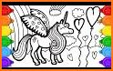 Unicorn Coloring Pages related image