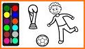 Coloring Pages Color by Number Football Player related image