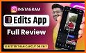 Edits, an Instagram app related image
