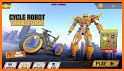 BMX Cycle Robot Game: Robot Transforming Games related image