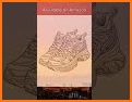 Sneakers Art Coloring Book related image