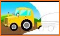 Kids Coloring Book - for Truck tractor related image