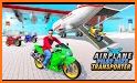 Airplane Pilot Bike Transporter: Bike Driving Game related image