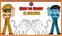 Little Singham Coloring Game related image