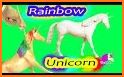 Rainbow unicorn related image