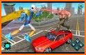 Flying Hero Rescue City Car Transform Robot Games related image