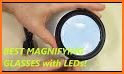 Magnifying Glass with Text Magnifier & Flashlight related image