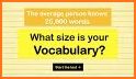 English Vocabulary Test related image