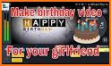 Birthday Video Maker, Photo on Cake, Video maker related image