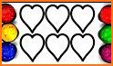 Valentine Color by Number - Paint by Numbers Pages related image