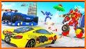 Fly Bus Robot Helicopter Car Transform Robot Games related image