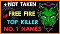 Decoration of the names of Free Fire related image