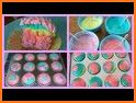 Cooking colorful cupcakes related image