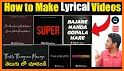Lyrical Status : Lyrics Video Maker & Status Video related image