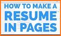 Free resume maker CV maker templates formats app related image
