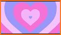 Love Pink Hearts Keyboard Background related image