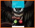 Venom Horror fake call video and Chat related image