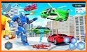 Flying Helicopter Robot Car Transform Robot Game related image