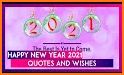 Happy new year 2021 Greeting Wishes related image