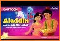 Aladdin's adventures. Magic lamp related image