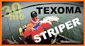 Texoma Lake Fishing Chart related image