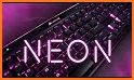Violet Neon Hologram Keyboard related image
