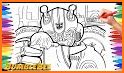 Colorbook: Robot Coloring Pages related image