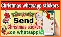 Merry Christmas Stickers WA Emoji for Whatsapp related image