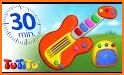 Toy Guitar with songs for kids related image