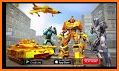Air Robot Transform Battle - Tank Robot War Games related image