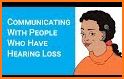 Deaf Communication (talk to deaf& hard of hearing) related image