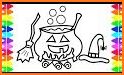 Halloween Coloring Book Pages For Kids related image