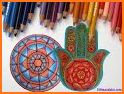 Create Mandala Coloring Book Paint Art related image