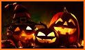 Creepy Pumpkin Keyboard Background related image