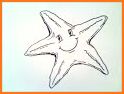 sponge coloring star fish related image