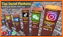 All social media, social networks, All in one apps related image