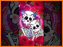 Black Rose Skull Theme related image