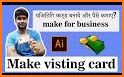 Business Card Maker and Visiting Card Designer related image