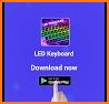 Neon Feathers Keyboard Theme related image