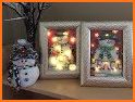 Happy New Christmas Photo frame 2018 related image