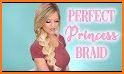 Princess Braided Hairstyles by Number related image