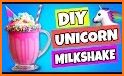 Unicorn Food - Sweet Rainbow Ice Cream Milkshake related image