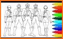 Coloring Book for Hero Rangers related image