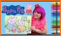 Peepa pig: Coloring book related image