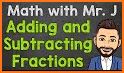 Add and subtract fractions - 5th grade math skills related image