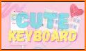 Pink Girly Style Keyboard Theme related image