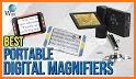 Magnifying Glass with Digital Magnifier related image